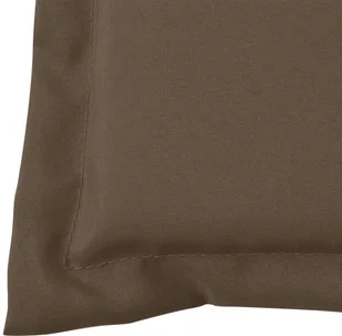 vidaXL Poduszka na ławkę ogrodową, kolor taupe, 100 x 50 x 3 cm - Poduszki ogrodowe - miniaturka - grafika 5