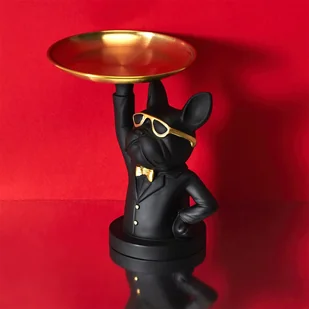 Intesi Organizer Buldog czarny ze złotą tacą w - Kosmetyczki, organizery i kuferki - miniaturka - grafika 7