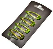 Pozostałe akcesoria fryzjerskie - Iza 1311/8/G Komplet zielonych spinek 8 sztuk 1311/8/G - miniaturka - grafika 1