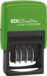 Colop 127728 datę stempel Printer S 220 Green Line, w cyfry 127728 - Pieczątki - miniaturka - grafika 2