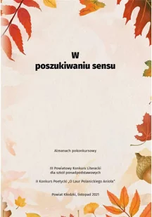 W poszukiwaniu sensu - Poezja - miniaturka - grafika 2