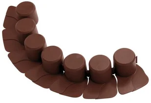 Prosperplast Palisada ogrodowa obrzeże 4,05m x 6cm Ciemny Brąz IPAL7 IIPAL7BR - Akcesoria do ogrodzeń - miniaturka - grafika 2