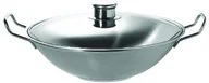 Woki - Schulte-Ufer 452293 6659-36 i Wok Bo podłużna patelnia wok z akcesoriami, 36 cm, 5 l, stal szlachetna, kolor czarny, 25 cm 452293 - miniaturka - grafika 1