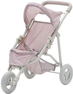 Wózki dla lalek - Olivia's Little World OL-00002  Polka Dots Princess Baby Doll Jogging Stroller - miniaturka - grafika 1