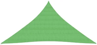 VidaXL Żagiel przeciwsłoneczny, 160 g/m, jasnozielony, 5x6x6 m, HDPE 311318 VidaXL - Parasole ogrodowe - miniaturka - grafika 3