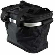 Koszyki rowerowe - Kosz rowerowy na przód HT-415A czarny - miniaturka - grafika 1