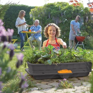 Hozelock Doniczka z systemem nawadniania, szara, 2811 3920 - Inne akcesoria do nawadniania - miniaturka - grafika 2