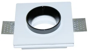 v-tac Oprawa Oczko V-TAC GIPS GU10 Kwadrat Wpuszczana G-K Biały+Czarny VT-866 - Oprawy, klosze i abażury - miniaturka - grafika 2
