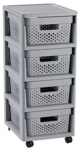 Curver REGAŁ SZAFKA INFINITY 4x11L AŻUROWY 3253924356006 - Szafki łazienkowe - miniaturka - grafika 13