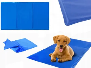 Duża Mata Chłodząca dla Zwierząt Legowisko 90x50cm - Legowiska dla psów - miniaturka - grafika 2