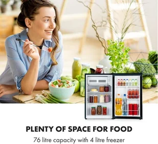 Lodówka Klarstein HEA9-Delaware-B - Lodówki Lodówka Klarstein HEA9-Delaware-B - Lodówki - miniaturka - grafika 4