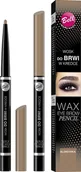 Akcesoria i kosmetyki do stylizacji brwi - Bell Wax Eyebrow Pencil, wosk do brwi w kredce dla blondynek - miniaturka - grafika 1