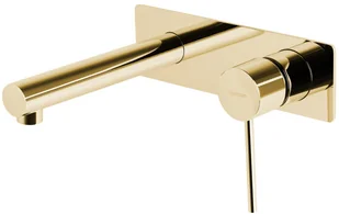 CORSAN Bateria umywalkowa podtynkowa CMB7515GL Lugo złota z wylewką CMB7515GL - Baterie podtynkowe - miniaturka - grafika 4