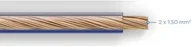 Kable - TechniSat Kabel głośnikowy 2x1,50mm2 CCA 1 metr - miniaturka - grafika 1