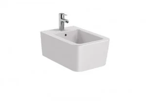 Roca Inspira Square bidet podwieszany Perłowy A357535630 - Bidety - miniaturka - grafika 3