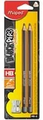 Ołówki - Maped Ołówek 2 sztuki + temperówka - miniaturka - grafika 1