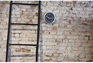 Nextime Zegar ścienny, stojący z cyframi, Station, czarny, 19x3,5 cm - Zegary - miniaturka - grafika 4