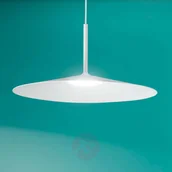 Lampy sufitowe - Linea Light Lampa wisząca LED Poe Plus, biała - miniaturka - grafika 1