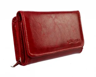 CRIS-POL (PL) Wygodny Portfel Damski Skórzany CRIS-POL(PL) Skóra Licowa 14 cm Kieszeń Na Zewnątrz Na Suwak - Portfele - miniaturka - grafika 7