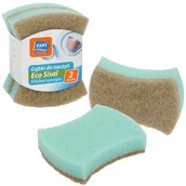 Ściereczki, gąbki, czyściki - Ravi Gąbki Do Naczyń Sizal Zmywaki Z Sizalem 2 Szt - miniaturka - grafika 1