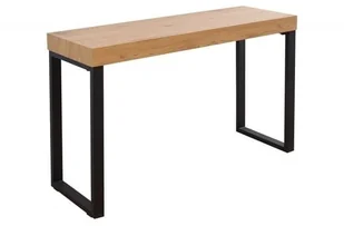 King Home Biurko OAK 120 dąb - fornirowany MDF, nogi metalowe BST19WEEI/IA1-1 - Biurka - miniaturka - grafika 2