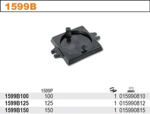 BETA PODSTAWA OBROTOWA DO IMADEŁ 1599P/150 1599B/150 - Pozostałe wyposażenie warsztatu - miniaturka - grafika 2