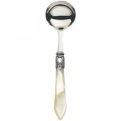 Inne sztućce - Casa Bugatti Łyżka do sosów 21cm OXFORD srebrno-złota OXBAM-03213 - miniaturka - grafika 1