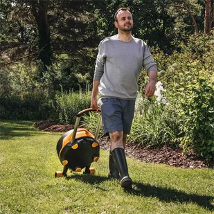 Fiskars Automatyczny bęben z wężem na kółkach Fiskars 1025933 1025933 - Węże ogrodowe i zraszacze - miniaturka - grafika 4