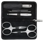 Akcesoria do paznokci - Zwilling twinox etui z Yak skórzana torebka z zamkiem błyskawicznym, 5-częściowy, czarnym 98681-004-0 - miniaturka - grafika 1