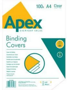 Fellowes Okładka do bindowania Przezroczysta 140 mic APEX folia 0,14 mm 6500001 - Okładki do laminatorów i bindownic - miniaturka - grafika 3