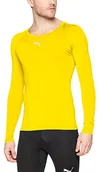 Gadżety dla kibiców - Puma męska ligi Base Layer Tee LS Shirt, żółty, m 655920 06 - miniaturka - grafika 1