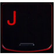 Klawiatury do laptopów - Lenovo Klawisz J Y530 Y540 red SN20R00011 - miniaturka - grafika 1