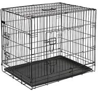 Legowiska dla psów - Kerbl siatka 81365 pudełko transportowe, składany, czarna - miniaturka - grafika 1