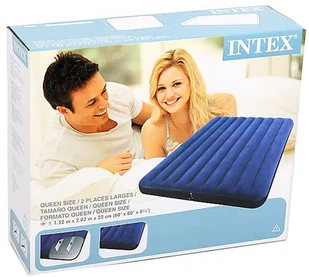 Intex Materac dmuchany klasyczny 183 x 203 x 22 cm 68755 s-561-uniw - Materace turystyczne - miniaturka - grafika 3