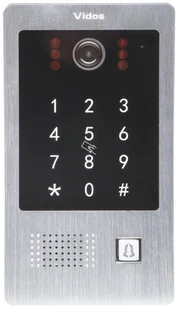Vidos S20DA Stacja bramowa wideodomofonu z szyfratorem i czytnikiem kart S20DA - Akcesoria do domofonów i wideodomofonów - miniaturka - grafika 5