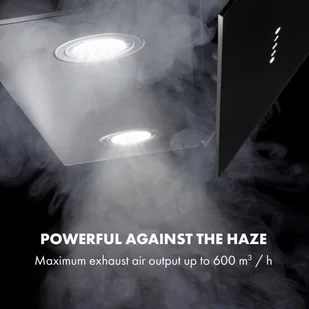 Klarstein Alina 90 Czarny (CGCH3-Alina90-BK) - Okapy kuchenne - miniaturka - grafika 5