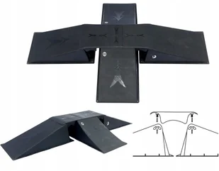 Rampa skakania stunt hulajnoga skate Mega Duża 6el - Hulajnogi - miniaturka - grafika 2