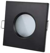 Oprawy, klosze i abażury - LED line Oprawa GU10, MR16 wodoodporna, kwadratowa, stała, odlew - aluminium czarna 471062 - miniaturka - grafika 1