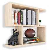 Półki do salonu - Minimalistyczna Półka Ścienna Dąb Sonoma H8-A85 - miniaturka - grafika 1