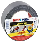 Taśmy klejące - TESA Dodatkowa uniwersalna taśma z tkaniny wzmocniona tkaniną taśma klejąca do napraw, mocowania, wiązania, wzmocnienia lub uszczelniania szara 30 m x 50 mm 5639600000 - miniaturka - grafika 1