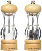 Pojemniki na przyprawy - Cole & Mason h10538p "105" zestaw prezentowy młynek do pieprzu i soli młyn 165 MM, buk naturalny/akryl H10538P - miniaturka - grafika 1