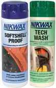 Akcesoria turystyczne - Nikwax ZESTAW TWIN TECH WASH/SOFT-SHELL 2 X 300 ML - miniaturka - grafika 1
