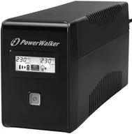 Zasilacze awaryjne UPS - PowerWalker Zasilacz UPS Line-Interactive 850VA, 2X Schuko, RJ11 IN/OUT, USB, LCD VI850SHL - miniaturka - grafika 1