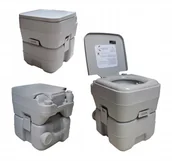 Toalety turystyczne i przenośne - Lekka Przenośna Toaleta Turystyczna Pojemna 20L - miniaturka - grafika 1