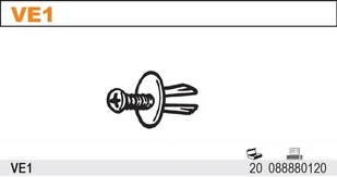 BETA WKRĘT MOCUJĄCY VE1 8888/VE1 - Pozostałe wyposażenie warsztatu - miniaturka - grafika 2