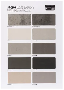 JEGER Wzornik BETON JEGER - Pozostałe akcesoria malarskie - miniaturka - grafika 2
