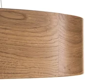 Lampy sufitowe - EULUNA Lampa wisząca Kerio,  47 cm, dąb ciemny - miniaturka - grafika 1