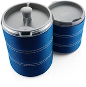 Kuchnia turystyczne i akcesoria - GSI Personal Zestaw do parzenia kawy Javapress 591ml, blue 2020 Zaparzacze i kawiarki 79412 - miniaturka - grafika 1