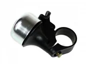 Dzwonki do roweru - Eurobatt Dzwonek rowerowy sprężynowy Srebrny 0891-srebrny - miniaturka - grafika 1