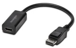 Kensington Adapter AV VP4000 4K DisplayPort na HDMI Czarny K33984WW - Adaptery i przejściówki - miniaturka - grafika 3